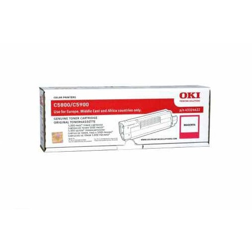 OKI 43324422 toner magenta (origineel) 43324422 035848 - 1