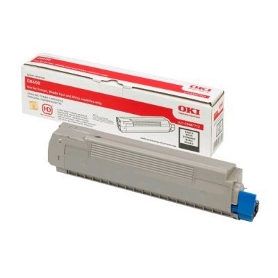 OKI 43487712 toner zwart (origineel) 43487712 035874 - 1