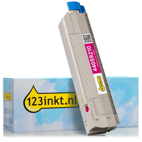 OKI 44059210 toner magenta (123inkt huismerk) 44059210C 036053 - 1