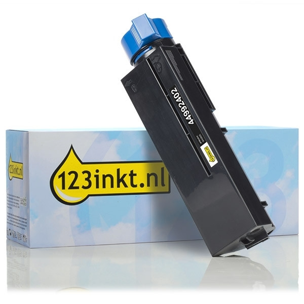 OKI 44992402 toner zwart hoge capaciteit (123inkt huismerk) 44992402C 042605 - 1