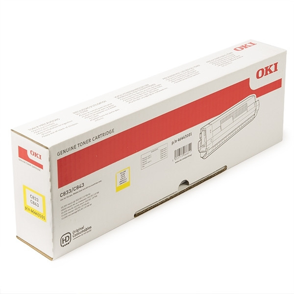 OKI 46443101 toner geel hoge capaciteit (origineel) 46443101 906117 - 1