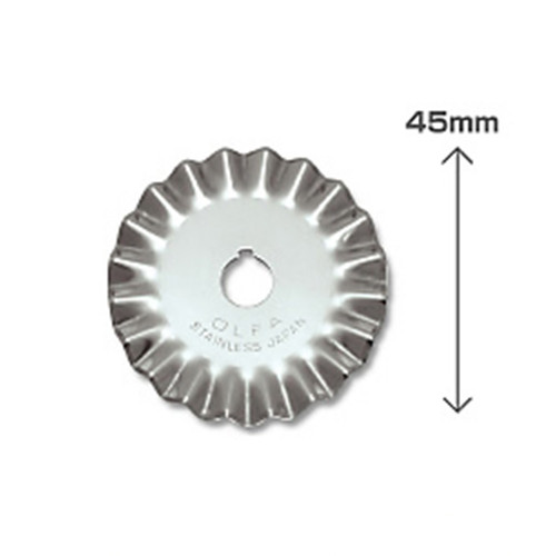 Olfa PIB45-1 roterend reserve pinking mes voor RTY-2/DX 45 mm PIB45-1 219715 - 1