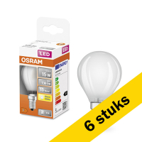 Aanbieding: 6x Osram E14 led-lamp kogel mat 1.5W (15W)