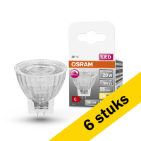 Aanbieding: 6x Osram GU4 led-spot dimbaar 2.8W (20W)