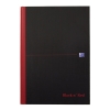 Oxford Black n' Red gebonden boek A4 geruit 96 vel (5 mm) 400047607 260009 - 1