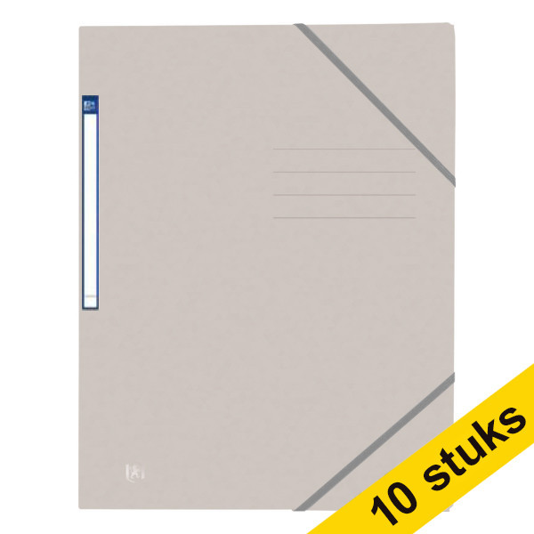 Oxford kartonnen Top File+ elastomap beige (10 stuks)  260165 - 1