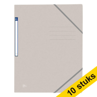 Oxford kartonnen Top File+ elastomap beige (10 stuks)  260165