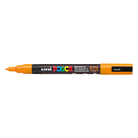 POSCA PC-3M verfmarker fel oranje (0,9 - 1,3 mm rond) PC3MO 424091