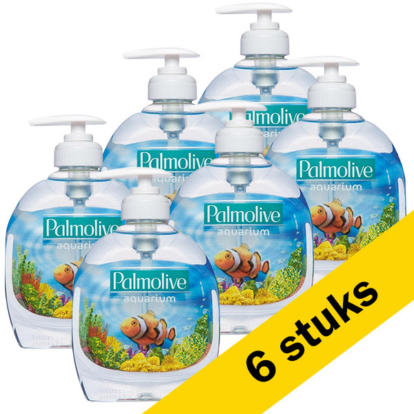 Palmolive Aanbieding: 6x Palmolive Aquarium handzeep (300 ml)  SPA00261 - 1