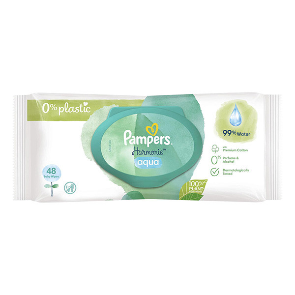 Pampers billendoekjes Harmonie Aqua (48 stuks)  SPA04043 - 1