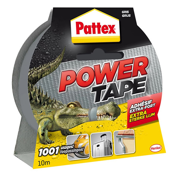 Pattex Plakband Power Tape 50 mm x 10 m grijs 1669268 206201 - 1