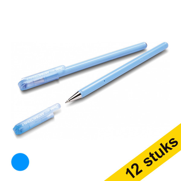 Pentel Aanbieding: 12x Pentel antibacteriële Balpen BK77AB blauw  210051 - 1