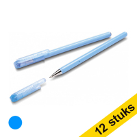 Pentel Aanbieding: 12x Pentel antibacteriële Balpen BK77AB blauw  210051