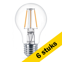 Aanbieding: 6x Philips E27 filament led lamp peer warm wit 4.3W (40W)