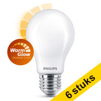Aanbieding: 6x Philips E27 led-lamp peer WarmGlow mat dimbaar 3.4W (40W)