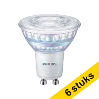 Philips Aanbieding: 6x Philips GU10 led-spot Classic glas dimbaar 2700K 3W (35W)  LPH00264