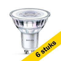 Aanbieding: 6x Philips GU10 led-spot glas 2700K 2.7W (25W)