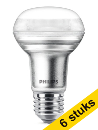 Aanbieding: 6x Philips LED lamp E27 Reflector R63 2700K 3W (40W)