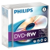 Philips DVD-RW rewritable 5 stuks in jewel case