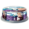 Philips DVD-R printable 25 stuks in cakebox