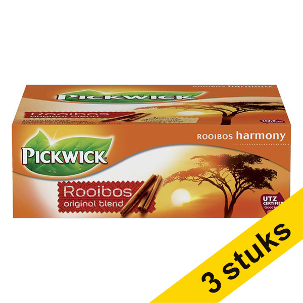 Pickwick Aanbieding: 3x Pickwick Rooibos Original thee (100 stuks)  404297 - 1