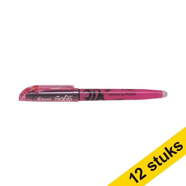 Pilot Aanbieding: 12x Pilot markeerstift Frixion roze  240086 - 1