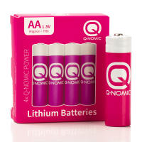 Q-Nomic Lithium 1.5 V AA batterijen 4 stuks AA FR6 AQN00003