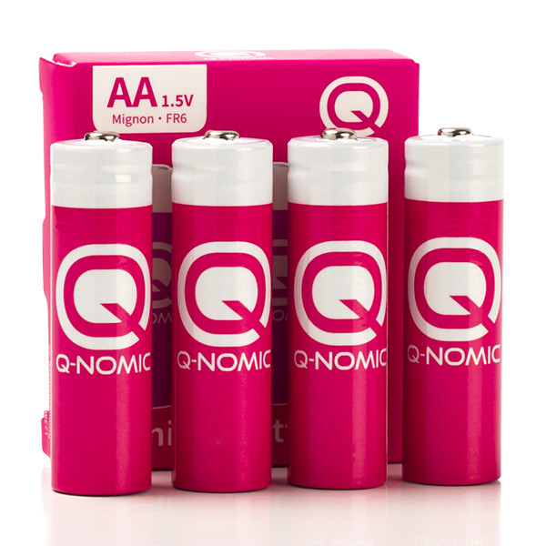 Q-Nomic Lithium 1.5 V AA batterijen 4 stuks AA FR6 AQN00003 - 2