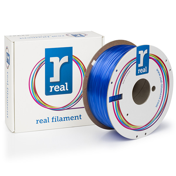 REAL filament transparant blauw 1,75 mm PETG 1 kg  DFP02229 - 1
