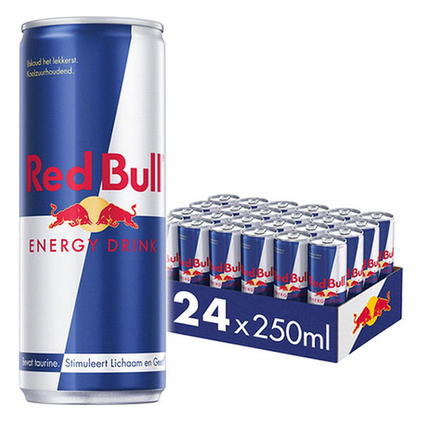 Red Bull energiedrank blikjes 25 cl (24 stuks) 69760 423849 - 1