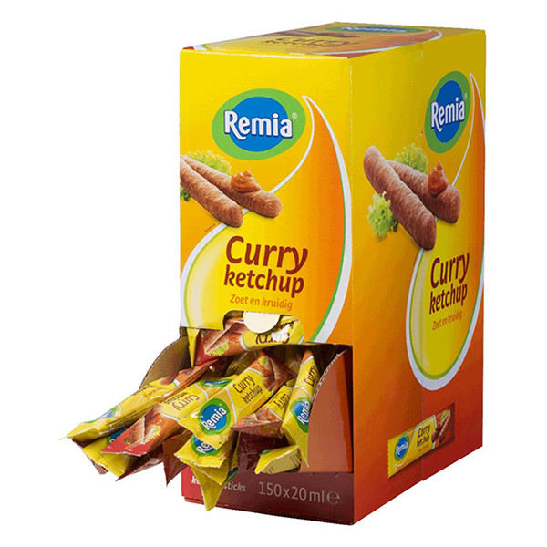 Remia Curry Ketchup sticks 20 ml (150 stuks) 44768 423839 - 1