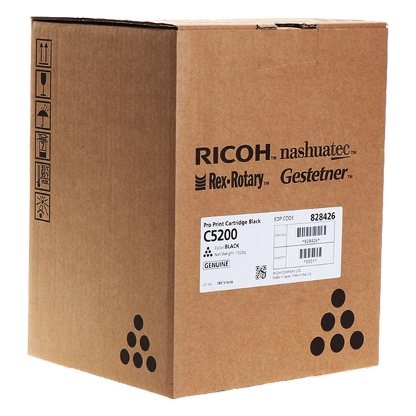 Ricoh 828426 toner zwart (origineel) 828426 905067 - 1