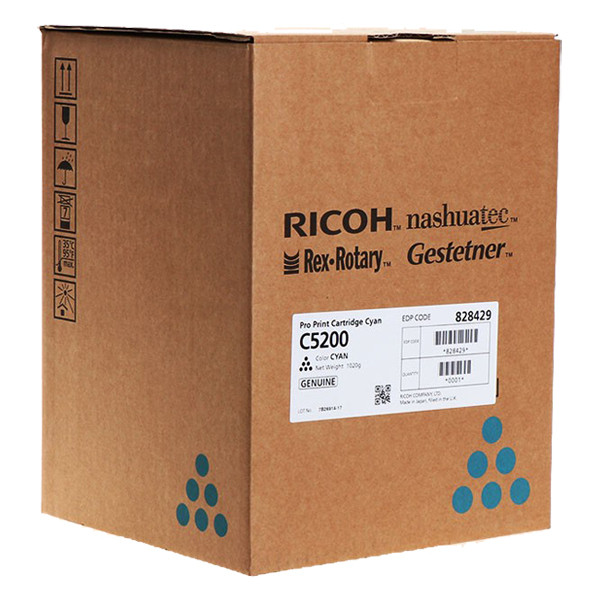 Ricoh 828429 toner cyaan (origineel) 828429 067166 - 1