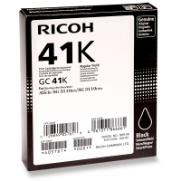 Ricoh GC-41K gel inktcartridge zwart hoge capaciteit (origineel) 405761 073790