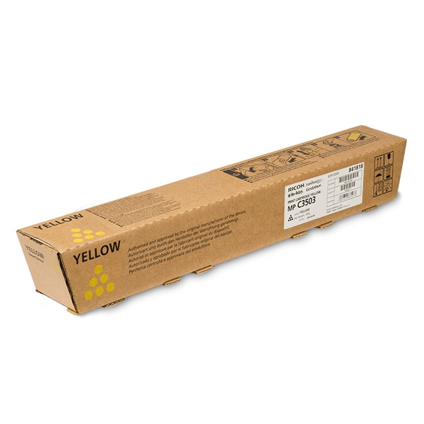 Ricoh MP C3503 toner geel (origineel) 841818 902284 - 1