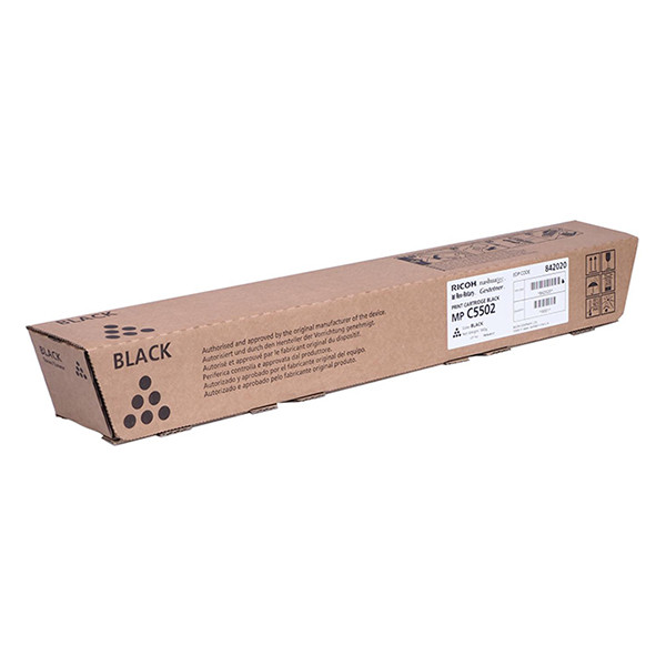 Ricoh MP C5502E toner zwart (origineel) 841683 841755 842020 073814 - 1