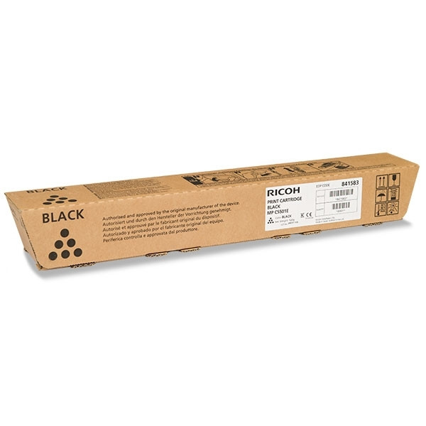 Ricoh type MP C5501E toner zwart (origineel) 841456 842052 902670 - 1