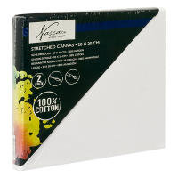 Rillstab Art sensations schildersdoek katoen 20 x 20 cm (2 stuks) AR1000/GE 400779