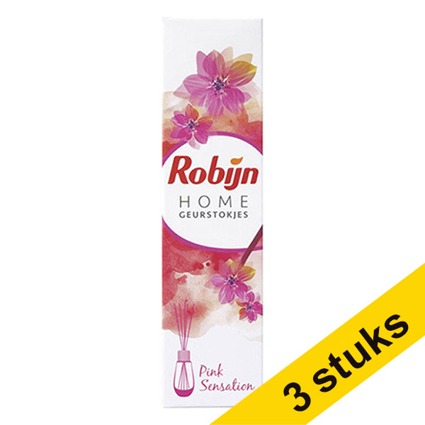 Robijn Aanbieding: 3x Robijn Home Pink Sensation geurstokjes (45 ml)  SRO00154 - 1