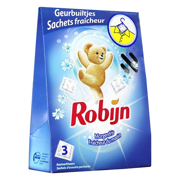 Robijn Morgenfris geurbuiltjes kastverfrisser (3 stuks)  SRO00034 - 1