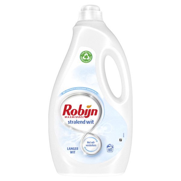 Robijn Stralend Wit vloeibare wasmiddel 3 liter (60 wasbeurten)  SRO00118 - 1