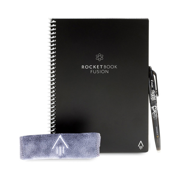 Rocketbook Fusion herbruikbaar notitieboek/planner A4 zwart (42 vel) EVRF-E-RC-A-FR EVRF-L-K-A 224588 - 1