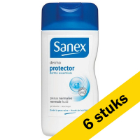 Aanbieding: 6x Sanex Dermo Protector douchegel (500 ml)