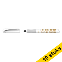 Schneider Aanbieding: 10x Schneider balpen Rollerball Easy goud/wit  240002