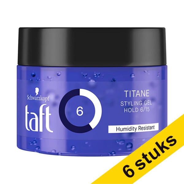 Schwarzkopf Aanbieding: 6x Schwarzkopf Taft Titane power gel (250 ml)  SSC00164 - 1