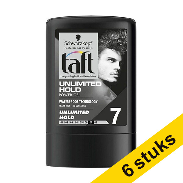 Schwarzkopf Aanbieding: 6x Schwarzkopf Taft Unlimited Hold gel (300 ml)  SSC00161 - 1