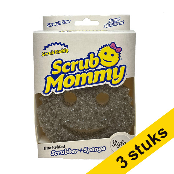 Scrub Daddy Aanbieding: 3x Scrub Mommy Style Collection spons grijs SSC00213 SSC00238 - 1