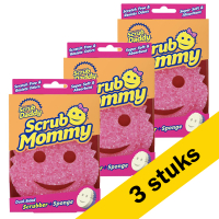 Scrub Daddy Aanbieding: 3x Scrub Mommy spons roze SSC00205 SSC00240