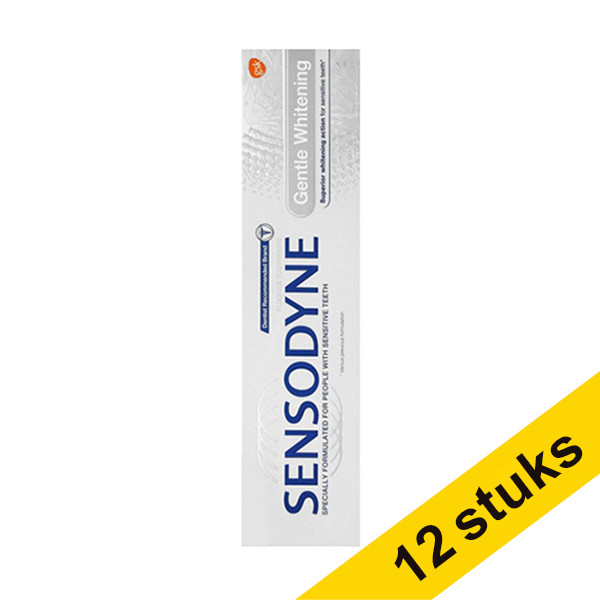 Sensodyne Aanbieding: 12x Sensodyne Gentle Whitening tandpasta (75 ml)  SSE05006 - 1