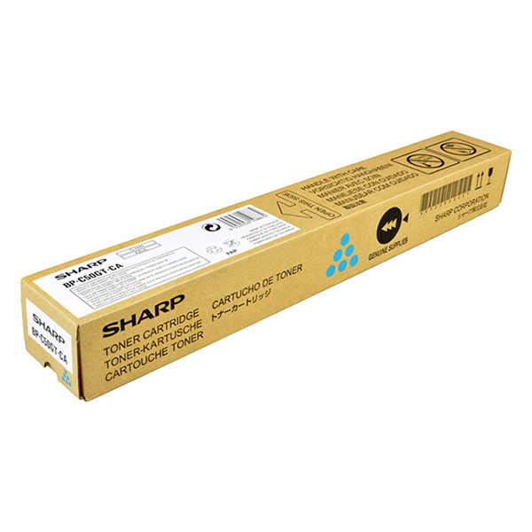 Sharp BP-C50GTCA toner cyaan (origineel) BPC50GTCA 032272 - 1